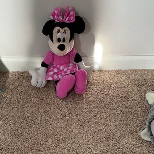Pink Minnie Mouse Plush Toy